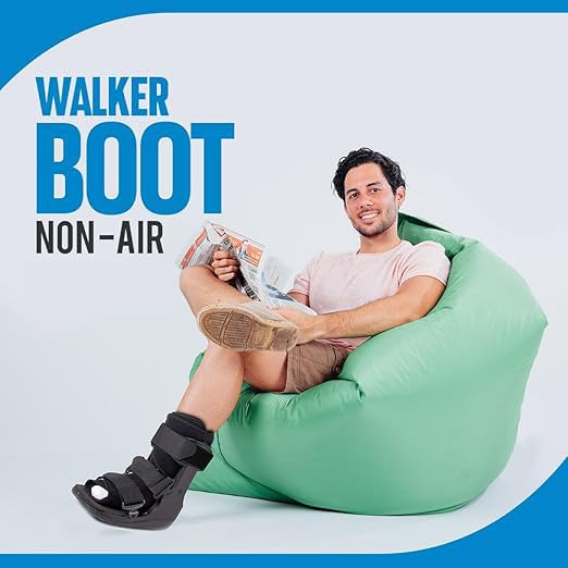 Centec Walker Boot (Non-Air) - Medical Grade Immobilization for Strains, Sprains & Stable Fractures | Breathable Material (Low Top, High Top) (LOW TOP/XS)