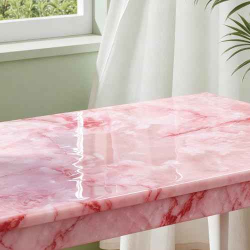 Black White Marble Contact Paper for Countertops, 15.7" X 39.3" Peel and Stick Glossy Marble Granite Wallpaper, Vinyl Self Adhesive Contact Paper for Cabinet Countertop Shelf Kitchen Appliances