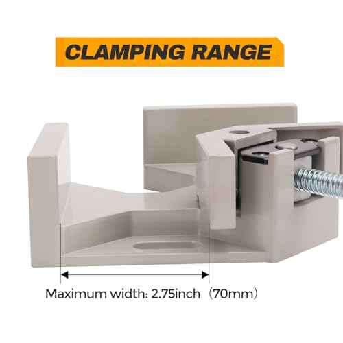 4 Pack Corner Aluminum Alloy Right Angle Clamps With Adjustable Swing Jaw 90 Degree Wood Clamps For Woodworking