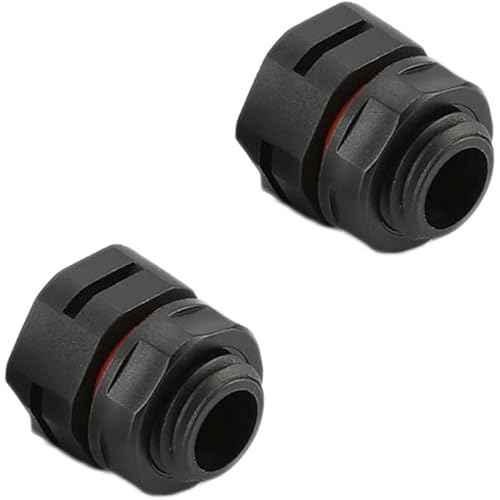 2-Pack IP68 Industrial Breather Vent - M12x1.5 Pressure Equalization Valve, Dual-Port Moisture Control for Electrical Cabinets Enclosures
