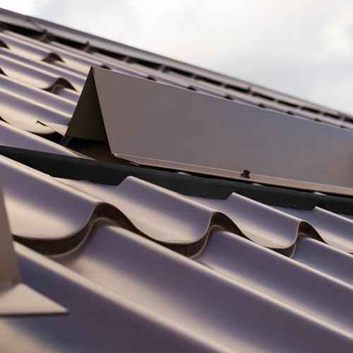 35 Pcs 9 in Metal Roofing Foam Closure Strips Panels 3 ft Long Inside Outside Classic Rib Profile Roof Closure Strips for Insulation Weather Barrier and Noise Moisture (Exterior)