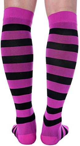 Doc Miller Compression Socks for Pregnant Women – Wide Calf, Open Toe Knee Sleeve 15-20 mmHG,Toeless Pregnancy Stockings for Varicose Veins, Footless Shin Splint Relief, 1 Pair