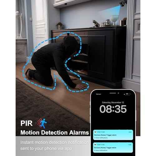 Hidden Camera-1080P HD WiFi Mini Camera Wireless for Indoor Security-Motion Detection & Auto Night Vision-Nanny Cam with Cloud & SD Storage-Magnetic Installation