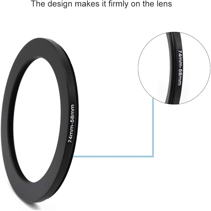 43-28/37/39/40.5/43/46/49/52/55/58/62/67/72/77/82mm Step Up & Step Down Rings Adapter for Lens and Filter 43-52 Filter Adapter Ring 43mm Lens to 52mm Filters