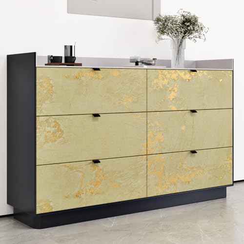 Cream Gold Marble Wallpaper Yellow Beige Marble Contact Paper for Countertops Matte Vintage Stick on Wall Paper for Bathroom Walls Kitchen Backsplash Cabinets 15.75"x78" Nature Wallpaper