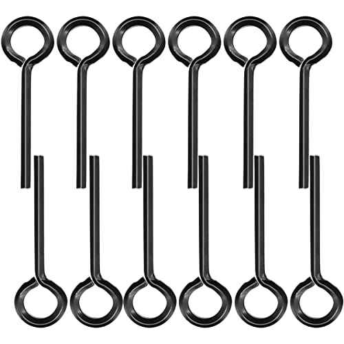 12PCS 5/32¡± Standard Hex Dogging Key with Full Loop£¨Black£©,Metal Wrench Door Key for Push Bar Panic Exit Devices