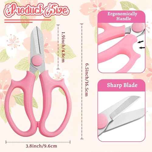 Floral Tool Kit, Rose Thorn Stripper Tool Garden Pruning Shears Scissors Kit, Glove for Floral Making Supplies,Use for Florist Supplies