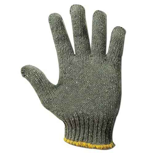 MAGID Greyt Shadow G178 Grey Knit Polyester Gloves, 24 Pairs, Size Men's (Fits Large) (G178)