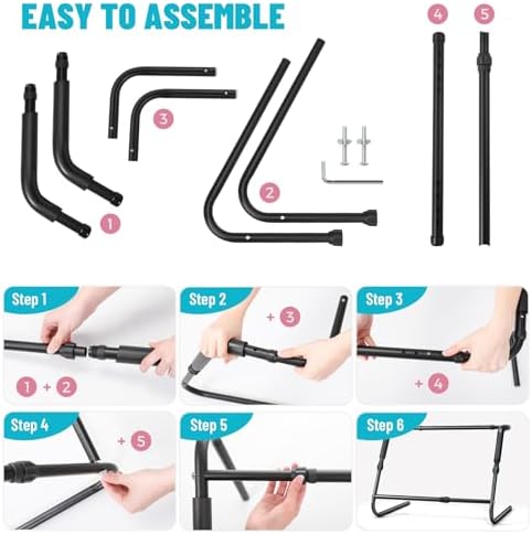 Blanket Lifter for Feet on The Bed–Height & Width Adjustable Bed Cradle for Feets, Keep Blankets Off Feet with Stable Triangle Structure, Anti-Slip Design & Convenient Storage