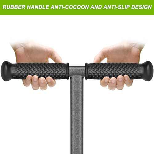 Dolibest Lawn Coring Aerator, Manual Grass Aerating Tool with Stainless Steel Soil Core Storage Tray, 4 Stainless Steel Corer Plug Aerator Tool, Garden Tool & Clean Hand Tool, Improve Lawn Health