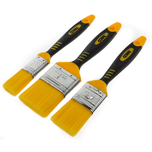 CORAL Zero-Loss Paint-Brush Set Seriously Good No Bristle Loss, 3 Piece Pack, 1", 1.5", 2", 31416