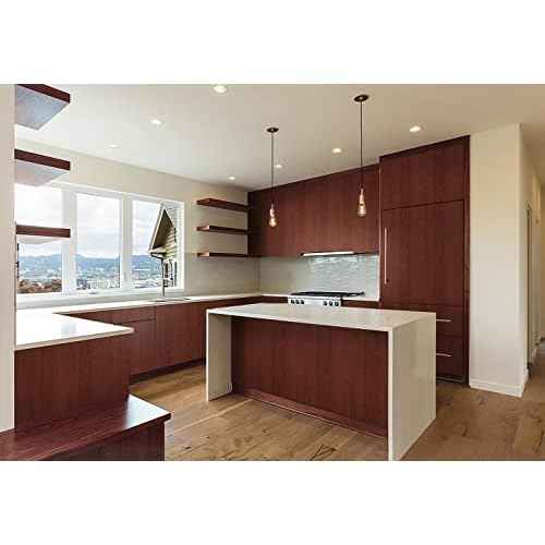 CiCiwind Contact Paper Wood Grain Wallpaper Red Brown Wall Paper Peel and Stick Removable Self Adhesive Thicken Textured Decoral Cabinets Drawer Countertop Waterproof Easy to Clean 78.7¡±x17.7¡±