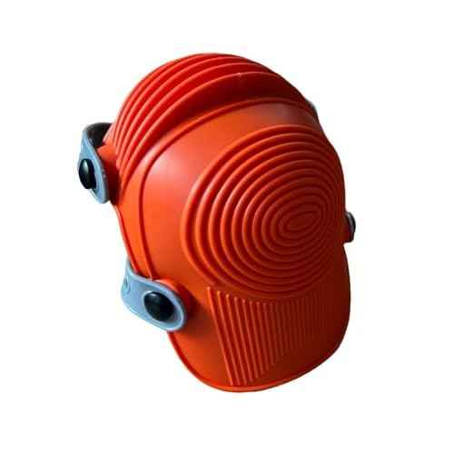 15-431 Ultraflex Non-Skid Premium Protective Gear with Flexible Design Plastic Kneepad, Orange