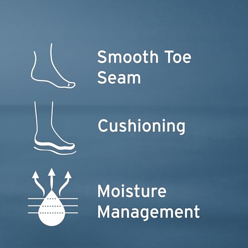 JOBST SensiFoot Diabetic Compression Socks for Men and Women 8-15 mmHg with Seamless Toe and Moisture Management - Extra Padding in Toe, Foot, and Heel Area - Crew Length - Closed Toe - Brown, Small