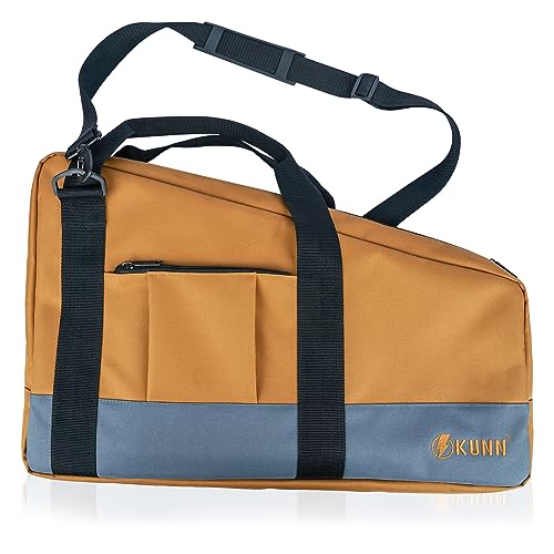 KUNN Framing Nailer Bag with Adjustable Shoulder Strap,Dual Lockable Zipper,Extra Pockets for Hitachi NR83A,NuMax SFR2190