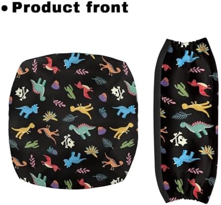 Dinosaur Walker Seat Cover for Seniors - Cute Pattern Rollator Accessories With Backrest Cover - Decorative Gifts for Men