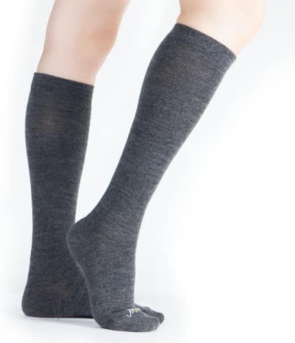 ja vie JAVIE 80% Merino Wool Ultra Soft 15-20mmHg Graduated Compression Socks for Women & Men