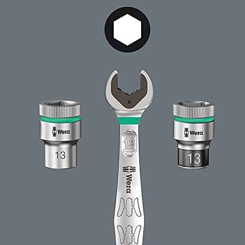 Wera - 5003509001 Zyklop 8790 HMA 1/4" Socket, Hex head 10mm x Length 23mm
