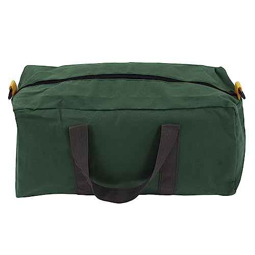 Fdit Hand Tool Storage Bag, Wearable Material Tool Tote Heavy Duty Large Capacity Wide Mouth Portable for Wrenches for Electrician (20in / 50.8cm)