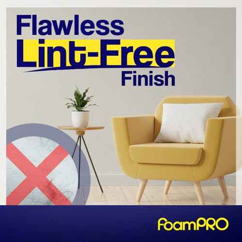 FoamPRO 29 Foam Paint Roller, 9" x 1/4" - Smooth Surface Foam Roller for Doors, Cabinets, & Metal - High Density Foam for Oil & Water-Based Paints - Streak-Free, Lint-Free Results - 1 Piece