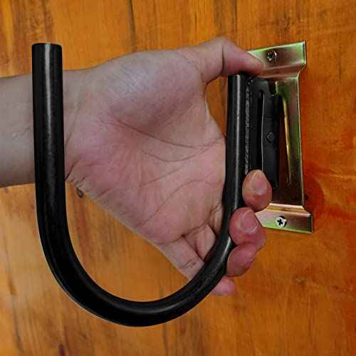 4PCS Heavy Duty E Track J Hooks£¬Large Steel 5" J Hook E Track Accessories for Enclosed Trailer,Workshop & Garage,Maximum Load 1400 Pounds(1/2" Diameter Solid Steel)