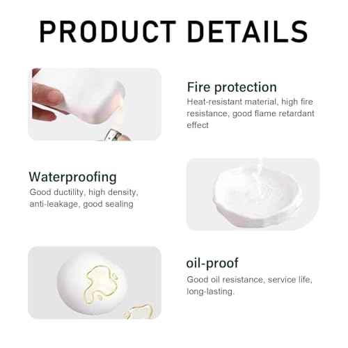 10 Pack Waterproof Sealant Mastic, 2025 New Repair Sealing Clay, for Wall Hole Repair, Air Conditioning and Drainage Pipes Quick and Easy Solution