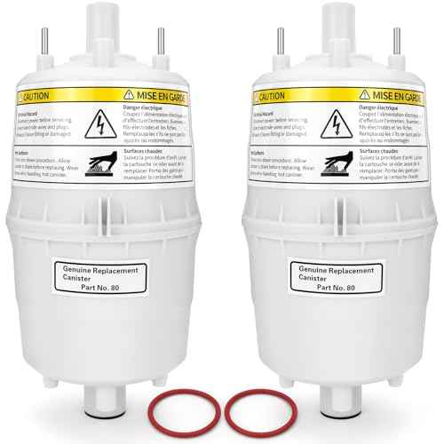 2PCS 80 Steam Canister Replacement for Steam Humidifier Canister Model 800 & 865 with Leak-Proof Seal O-Ring for Protect Your Family's Health (Pack of 2)