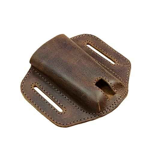 Hide & Drink, Multi-Tool Holder for Belt, Tool Holster for Waist, Pocket Knife Set Case, Outdoor Accessories, Full Grain Leather, Handmade