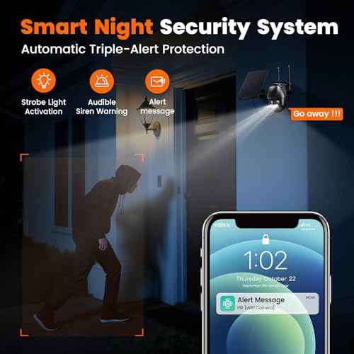 Solareye Solar Security Camera Wireless Outdoor, 2K 360¡ÆWiFi Camera with Color Night Vision, PIR Motion Detection, 2-Way Talk, IP66 Waterproof