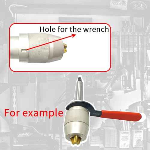 MT3 Keyless Drill Chuck, 1/8" - 5/8" (3-16mm), Titanium Coated Jaws, Integral Shank, APU16 Spanner Wrench, Heavy Duty Self-Tightening Drill Chuck