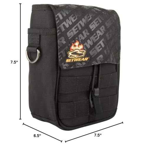 Tool Pouch (7.5"H x 6.5"W) - Black