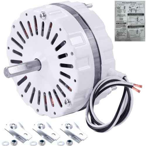 F0510B2497 White Attic Fan Replacement Motor Kit ? Includes F0510B2944 Power Attic Vent Fan Unit, Bridges, and Nylon Locking Nuts ? Compatible with Lomanco 2000 Series