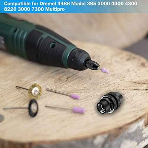 Keyless Chuck Keyless Drill Chuck for Dremel 4486 Model 395 3000 4000 4300 7300 7700 8200 8220 Multipro