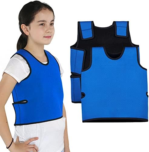 TOPARCHERY Sensory Compression Vest Sensory Processing Disorder Vest Deep Pressure Comfort for Autism Hyperactivity Mood Processing Disorders (Small 14” x 24”)