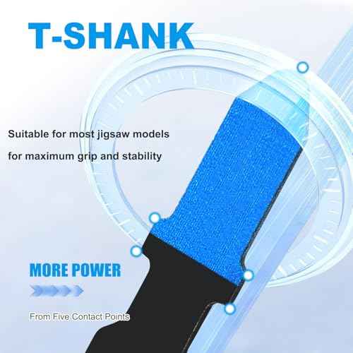20 PCS Jigsaw Blades£¬Jig Saw Blades with Storage Case,T-Shank jig Saw Blades for Wood, Metal Cutting (20pcs£¨T111C/T144D /T244D/T344D/T744D£©)