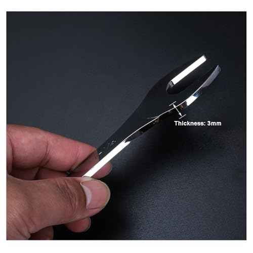 Super Thin Wrench,2 Pieces 3mm Ultra Thin Open End Wrenches Set SAE 3/8¡¯¡¯ 7/16¡¯¡¯ 1/2¡¯¡¯ 9/16¡¯¡¯ for Tight Spots Repair
