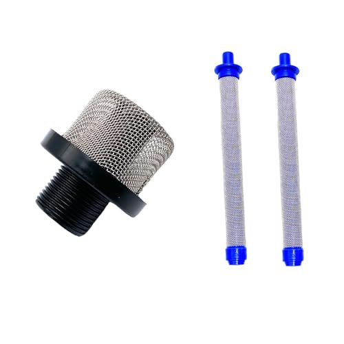 1 Pcs 288716 Inlet Suction Strainer and 6 Pcs 288749 Airless Spray Gun Filters 60 Mesh for Airless Sprayer