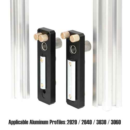 TOOLCOOL Aluminum Profile Drill Guide Access Hole Drill Jig For 2020 2040 3030 3060 European Standard Aluminum Extrusion Profile