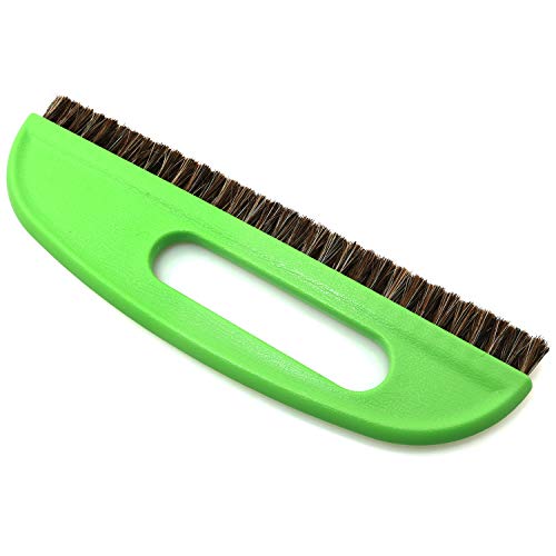 Wallpaper Paste Brush 270x80mm/10.63x3.15inch Horse Hair Wall Paper Smoothing Brush Wall Paste Smoothing DIY Decorating Smoother Tool Green