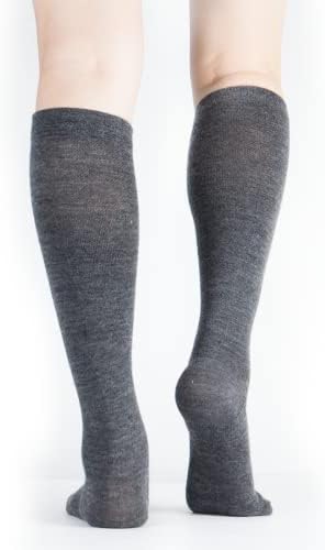 ja vie JAVIE 80% Merino Wool Ultra Soft 15-20mmHg Graduated Compression Socks for Women & Men