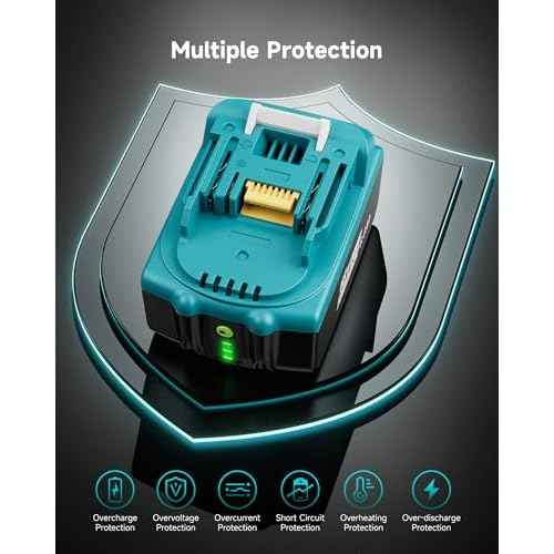 18V Lithium Battery Replacement for Makita 18V Battery 6.0Ah Compatible with Makita 18V Battery BL1860B BL1850B BL1840B BL1830B, 2Pack