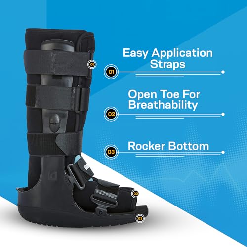 Ossur Formfit Walker Boot with Air - Medical Grade Walking Boot for Broken Foot, Sprained Ankle & Stable Fractures | Breathable Walker Boot for Strains, Sprains & Immobilization (Low Top/X-Small)