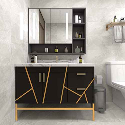 Gold Stainless Steel Wallpaper Self-Adhesive Cleanable Removable Peel and Stick Refrigerator Speaker Dryer Cabinet Oven Appliances Furniture Renovation Kitchen Glitter Wallpaper 17.71" X 78.7"