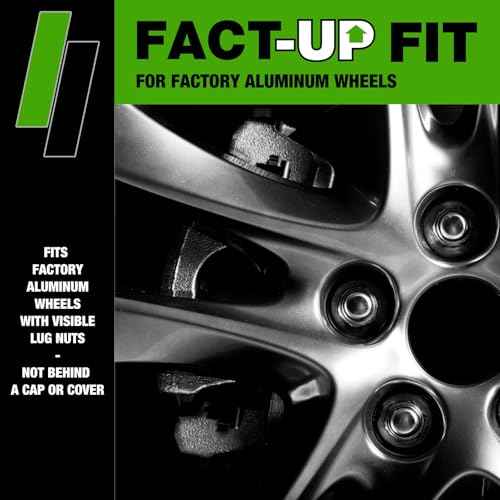 DPAccessories Lug Nuts Compatible with 2008-2016 Chrysler Town & Country | Chrome OEM Style | Factory Aluminum Wheels Only | Set of 20 Wheel Nuts | DCRTOW05F-CH/1