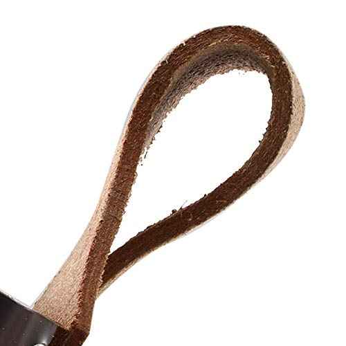 Wazakura Leather Tool Holster for Bonsai Scissors Made in Japan, Dark Brown, Japanese Garden Small Tool Pouch with Belt Clip, Scissor Holder with Belt Loop, Bonsai Shears Case for Gardening Tool Belt