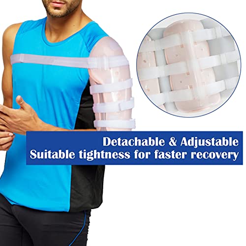 Sarmiento Brace - Humeral Shaft Fracture Splint Humeral Fracture Brace for Broken Upper Arm Shoulder Bicep Left/Right Arm Long-Bone Humerus Fracture for Men and Women (S)