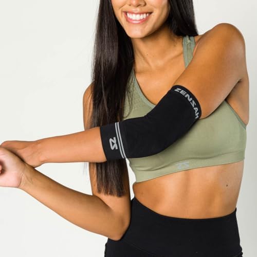 Zensah Compression Tennis Elbow Sleeve for Elbow Tendonitis, Tennis Elbow, Golfer's Elbow - Elbow Support, Elbow Brace