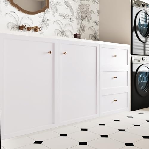WESTICK Matte White Wallpaper Self Adhesive Solid White Contact Paper Removable Off Peel and Stick Wallpaper for Bedroom Living Room Walls Kitchen Cabinets Countertops 15.8" x 78"