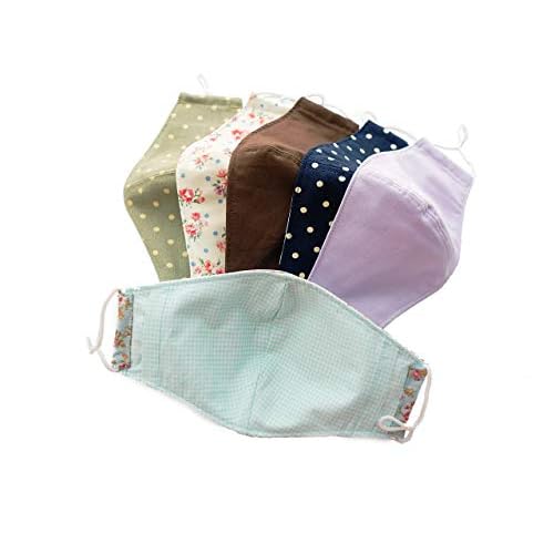 HOPE LOVE SHINE Fabric Reusable Face Masks Adjustable Cotton Handmade
