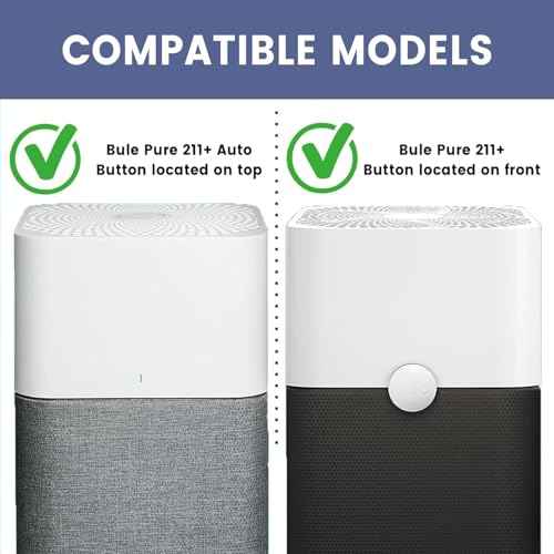 £¨2 Pack£©211+ Auto Replacement Filter Compatible with Blue Pure 211+ Air Purifier,2-in-1 H13 True Filter with Activated Carbon Filter